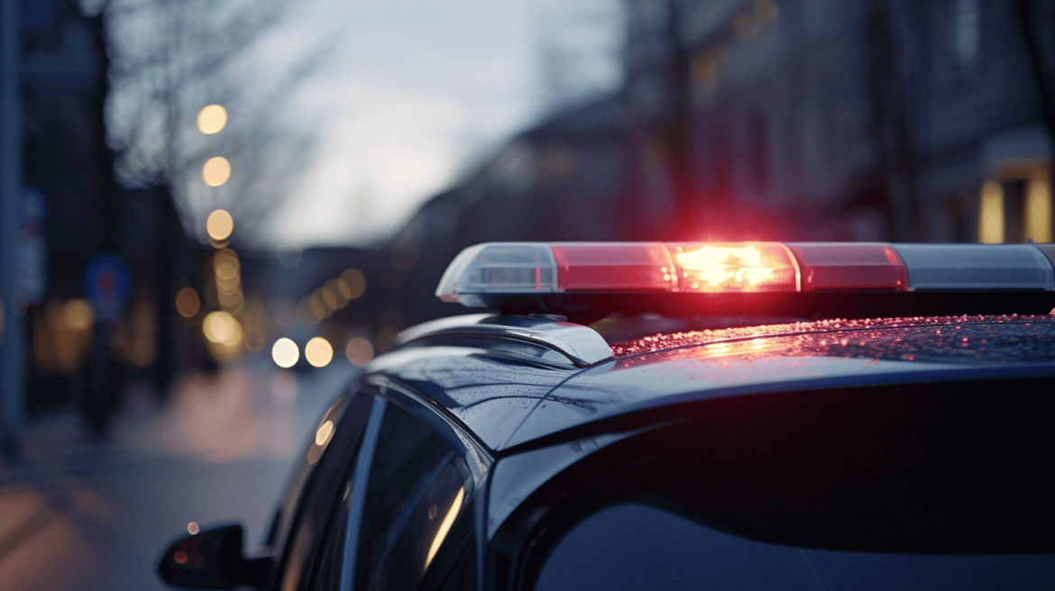 Viatura de um agente de Polícia Civil