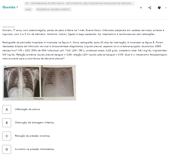 Principais temas da prova de Pneumologia USP-RP